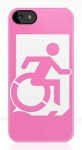 Accessible Exit Sign Project Wheelchair Wheelie Running Man Symbol Means of Egress Icon Disability Emergency Evacuation Fire Safety iPhone Case&nbsp;43