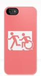 Accessible Exit Sign Project Wheelchair Wheelie Running Man Symbol Means of Egress Icon Disability Emergency Evacuation Fire Safety iPhone Case&nbsp;45