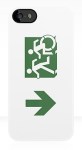 Accessible Exit Sign Project Wheelchair Wheelie Running Man Symbol Means of Egress Icon Disability Emergency Evacuation Fire Safety iPhone Case&nbsp;92