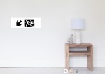Accessible Exit Sign Project Wheelchair Wheelie Running Man Symbol Means of Egress Icon Disability Emergency Evacuation Fire Safety Poster&nbsp;10