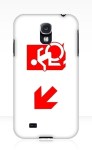 Accessible Exit Sign Project Wheelchair Wheelie Running Man Symbol Means of Egress Icon Disability Emergency Evacuation Fire Safety Samsung Galaxy Case&nbsp;135