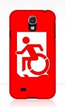Accessible Exit Sign Project Wheelchair Wheelie Running Man Symbol Means of Egress Icon Disability Emergency Evacuation Fire Safety Samsung Galaxy Case&nbsp;163