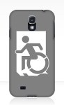Accessible Exit Sign Project Wheelchair Wheelie Running Man Symbol Means of Egress Icon Disability Emergency Evacuation Fire Safety Samsung Galaxy Case&nbsp;58