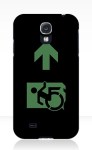 Accessible Exit Sign Project Wheelchair Wheelie Running Man Symbol Means of Egress Icon Disability Emergency Evacuation Fire Safety Samsung Galaxy Case&nbsp;93