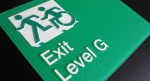 Accessible Exit Sign Project Exit Door Sign
