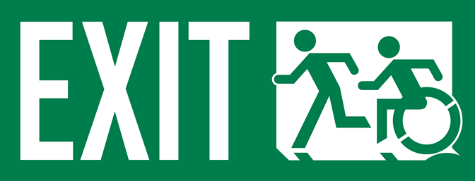 Accessible Exit Sign Project’s New Twitter and Google+ Accounts