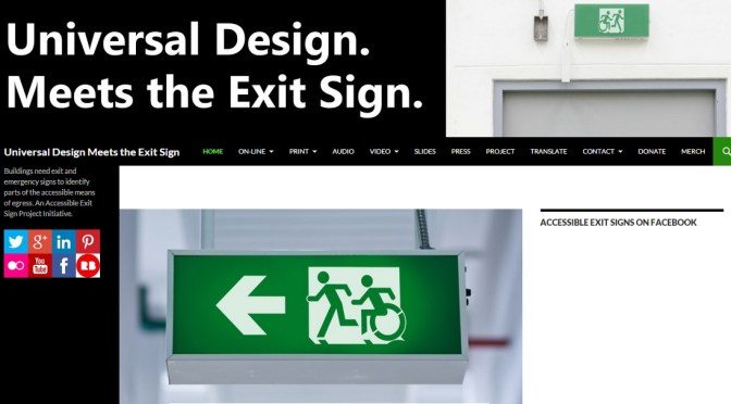 Universal Design Meets the Exit Sign Official Launch