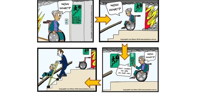 Evacuation and Emergency Management Cartoons